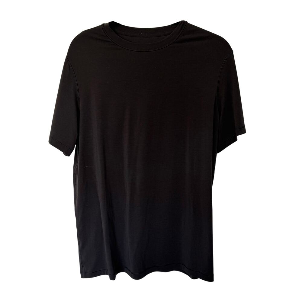 Lululemon Black Lightweight Relaxed Longline T Shirt Athleisure Minimalist